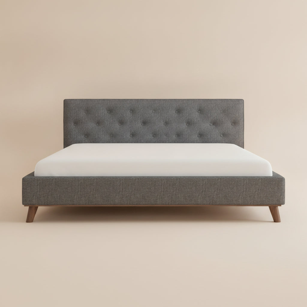 Ashton King Dark Grey Bed