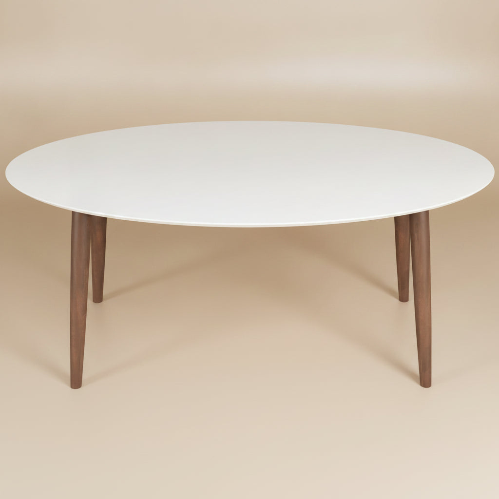 Rixos Oval Dining Table White Top