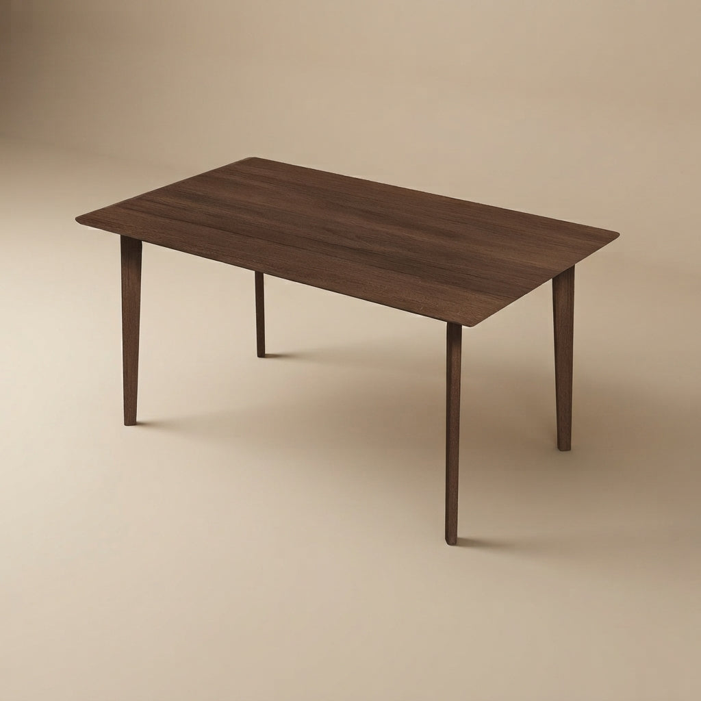 NOMBE dining table mortar walnut ウォールナット Abbott Large Walnut Dining Table | Solid Wood Design
