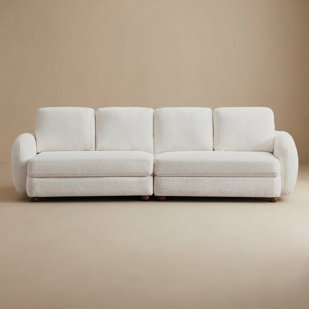 Virgil Cream Boucle Sofa