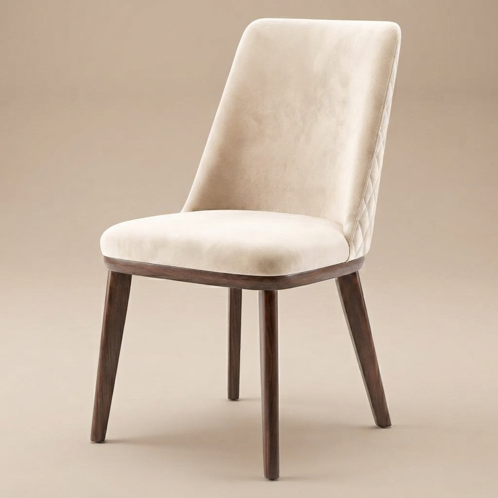 Cloud Beige Velvet Dining Chair - Set of 2