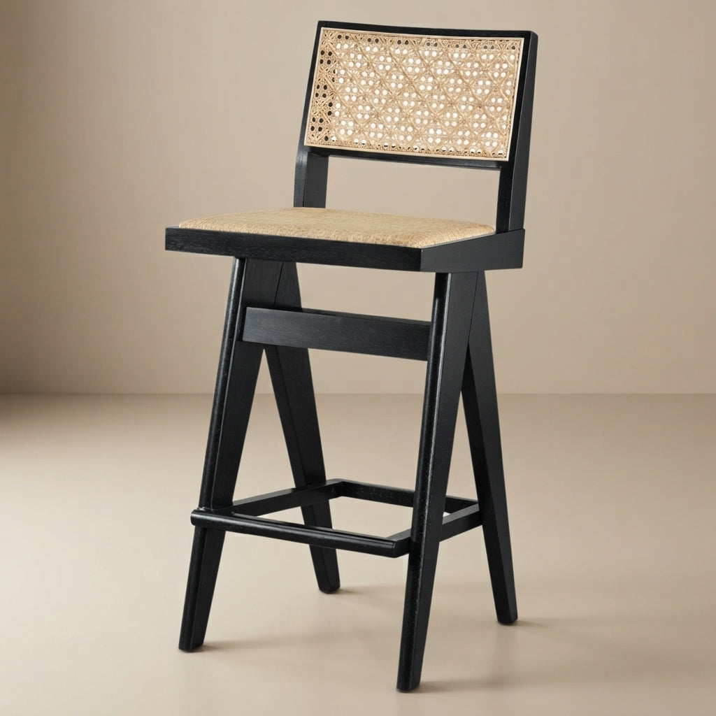 Kora Rattan Bar Stool Set of 2