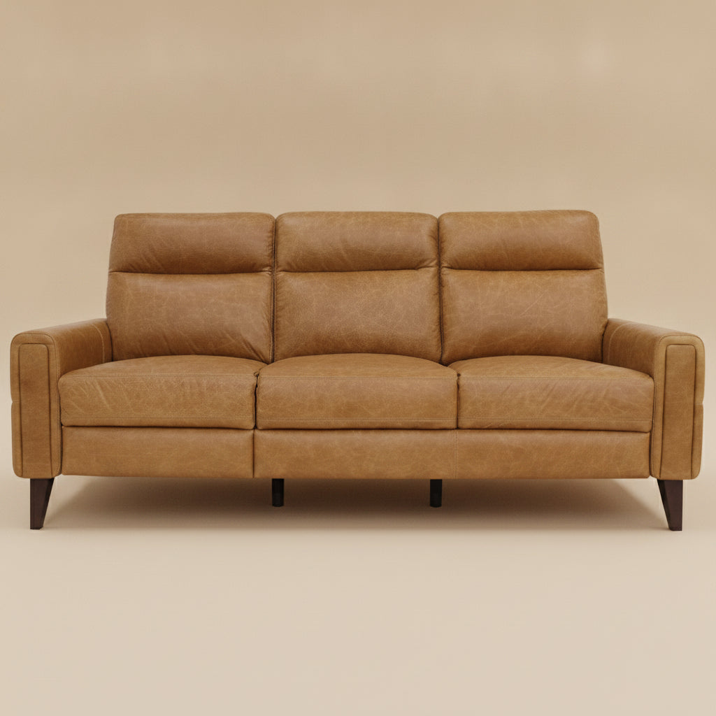 Crafton Incliner Sofa Left - Waxy Tan Leather