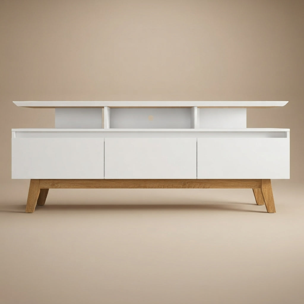 Yonkers 70.86 TV Stand - White