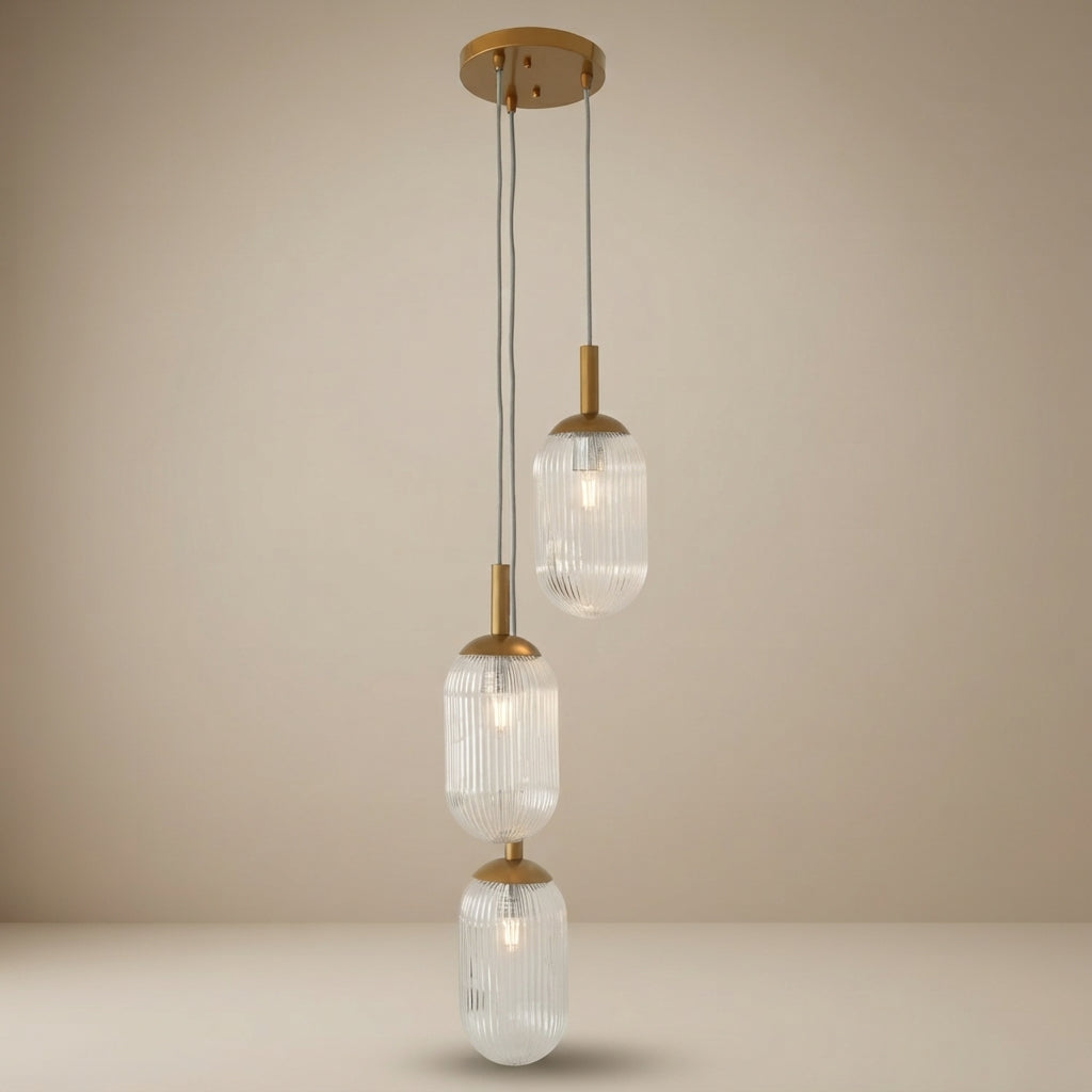 Solace Bronze - Clear Pendant Lamp