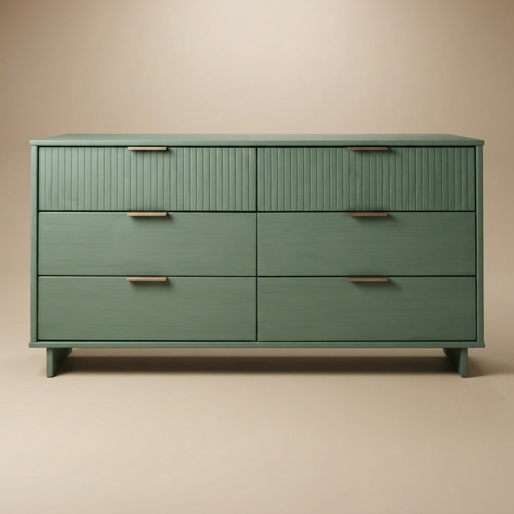 Granville 55.04 Double Wide Dresser in Sage Green