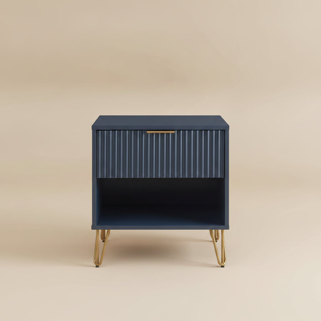 Granville 1.0 Nightstand | Midnight Blue Bedside Storage