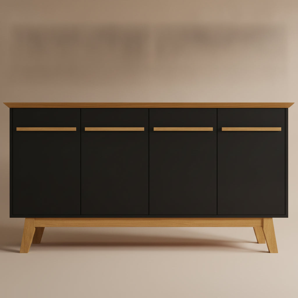 Bradley 63" Buffet Stand in Black