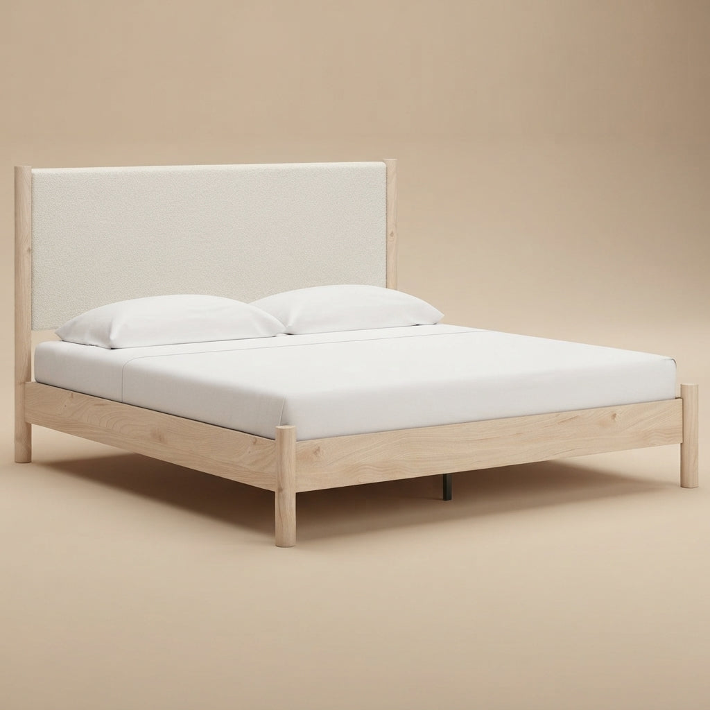 Cadmori Upholstered Panel Bed