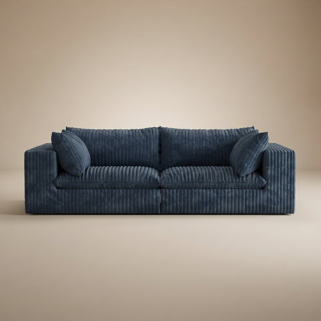 Norre Cloud Blue Corduroy Sofa