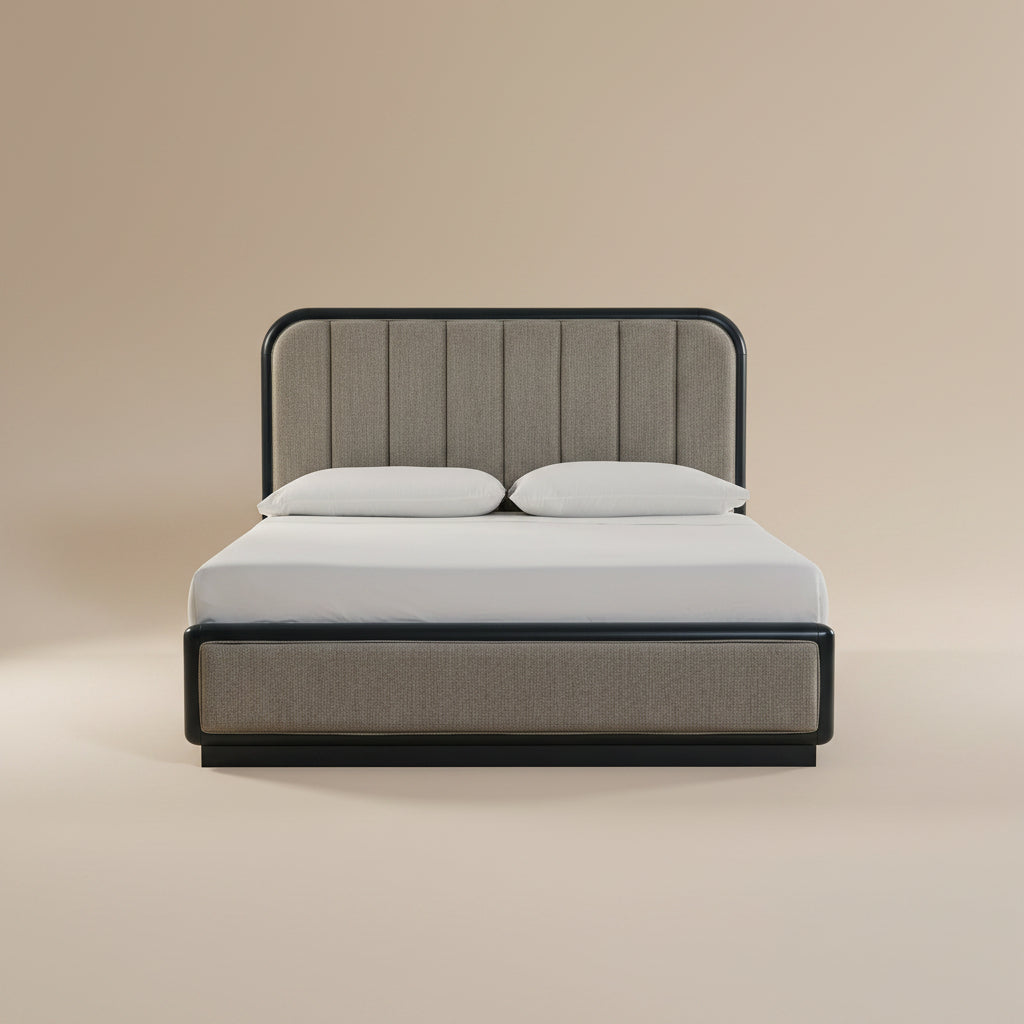 Rowanbeck King Upholstered Panel Bed