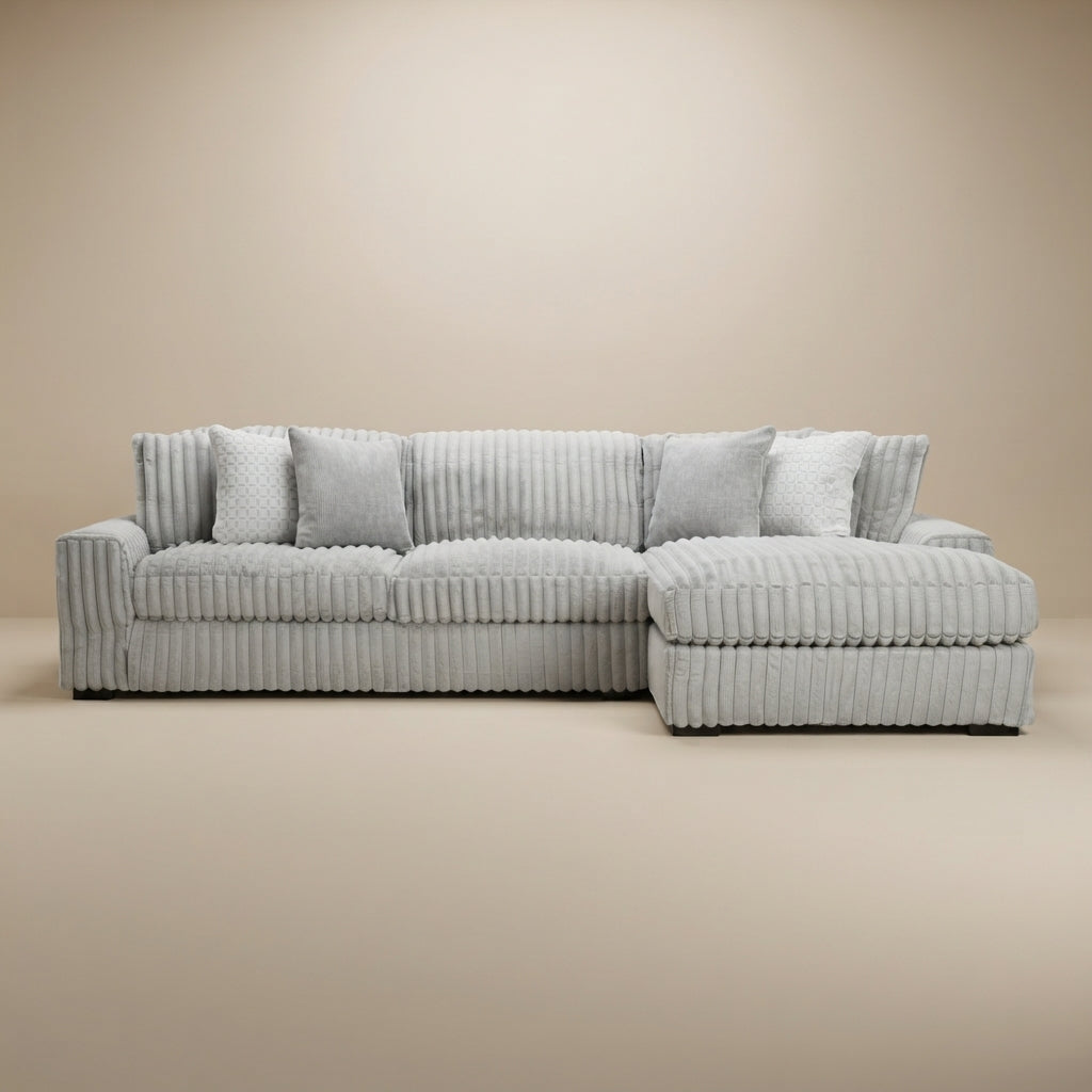 Stupendous 2-Piece Sectional with Chaise