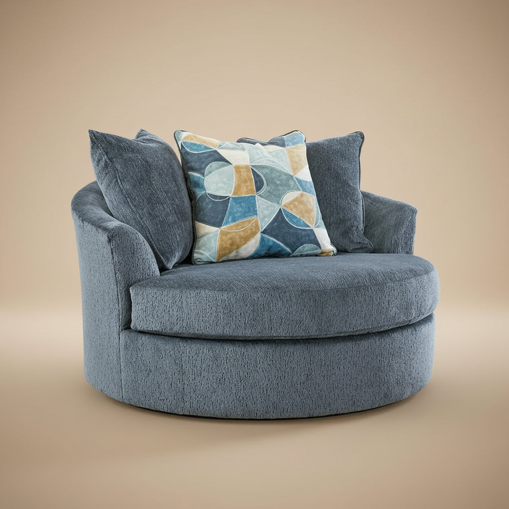 Maxon Place Oversized Swivel Accent Chair
