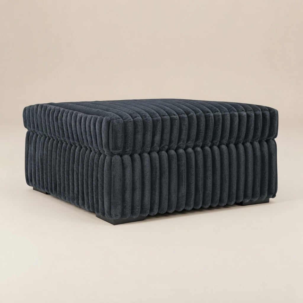 Midnight-Madness Oversized Accent Ottoman