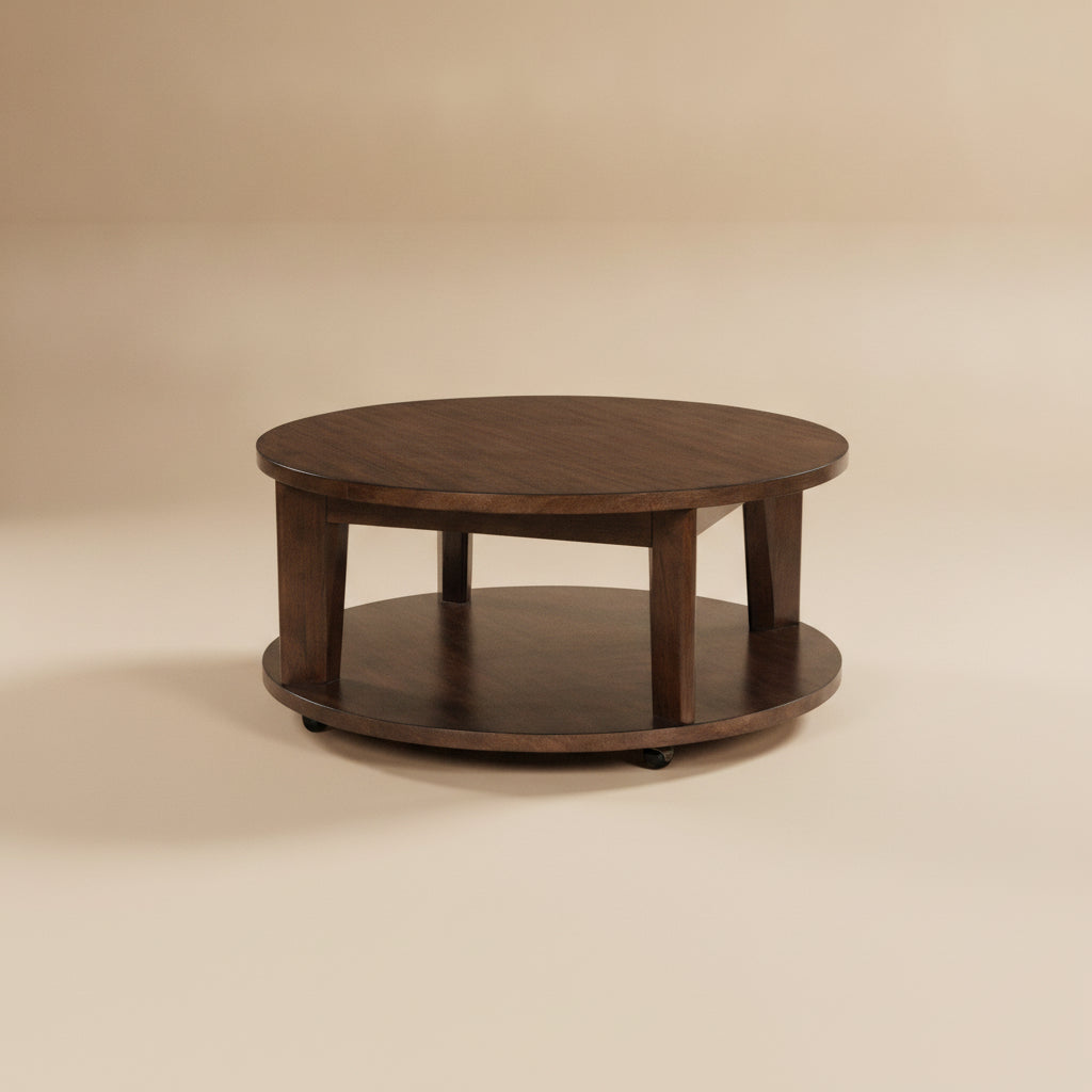 Korestone 2 Round Cocktail Table - Brown