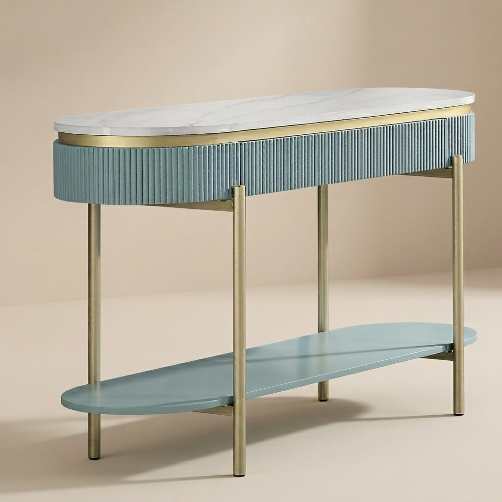 Koblenz Light Teal Sofa Table