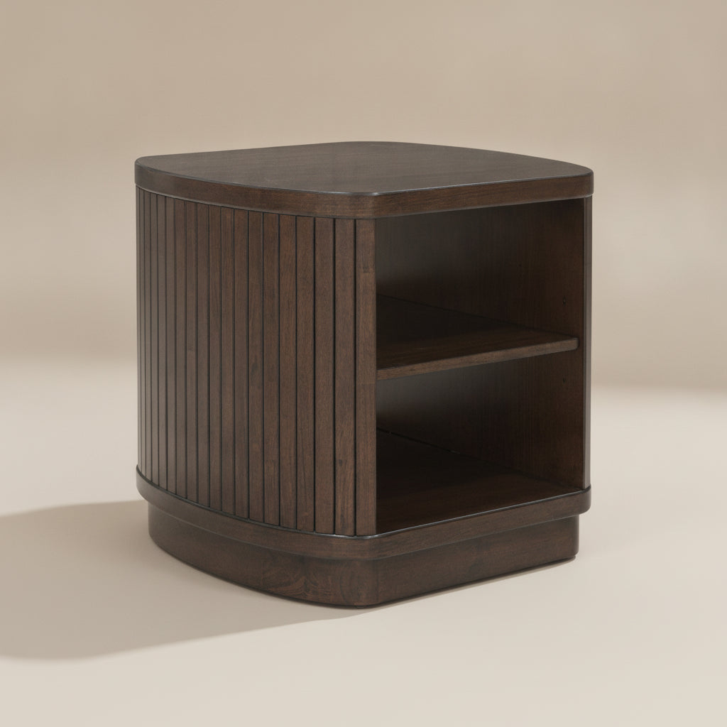 Korestone Square End Table - Brown