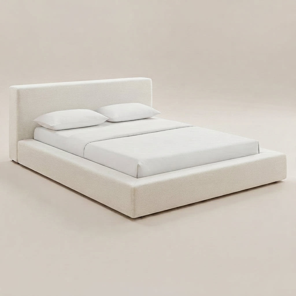 Luma Chenille Upholstered Queen Platform Bed Frame by Modway