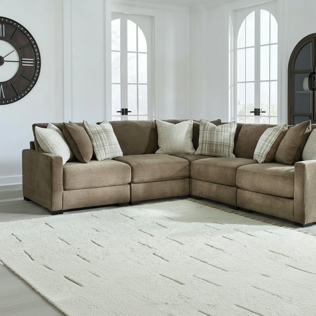 Camellia-Court Stationary Sectionals