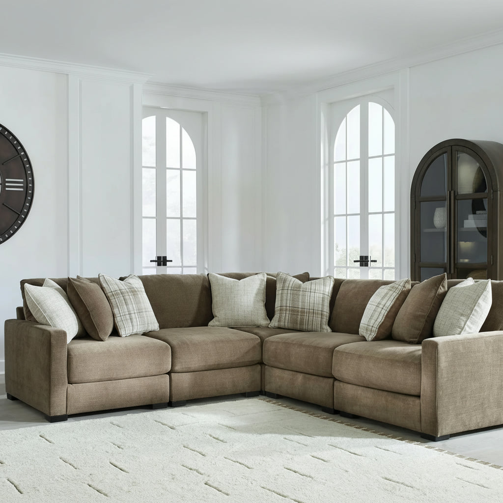 Camellia-Court Stationary Sectionals