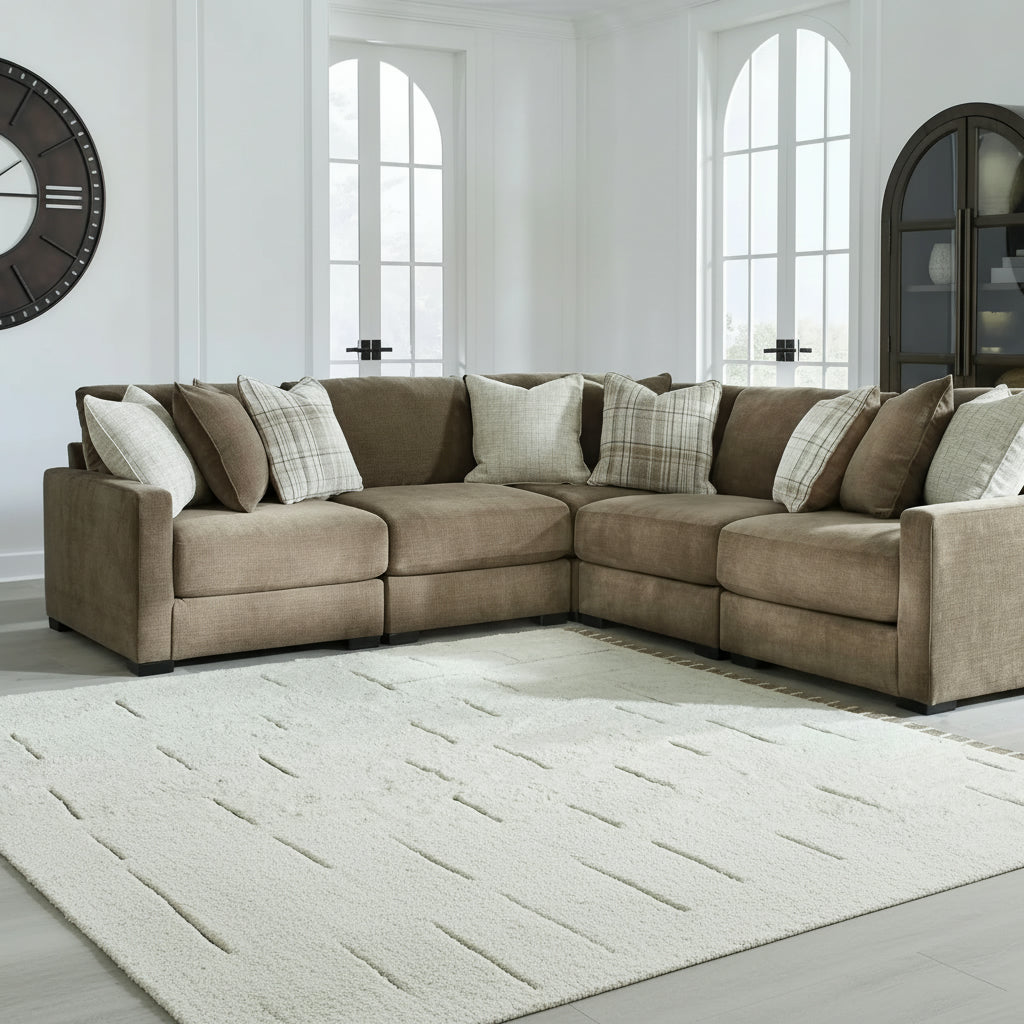 Camellia-Court Stationary Sectionals