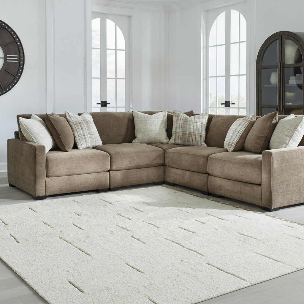 Camellia-Court Stationary Sectionals