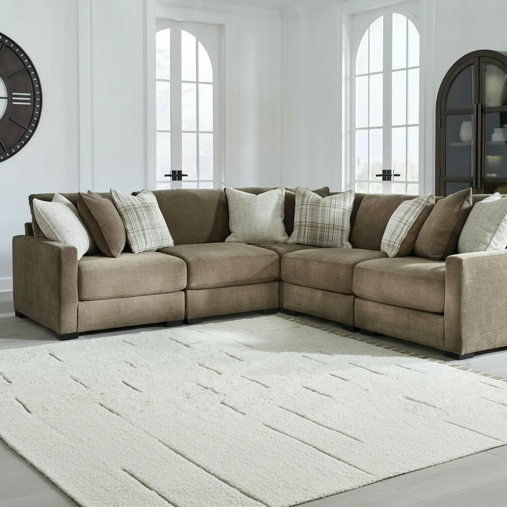 Camellia-Court Stationary Sectionals