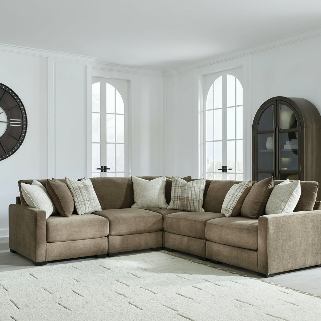 Camellia-Court Stationary Sectionals