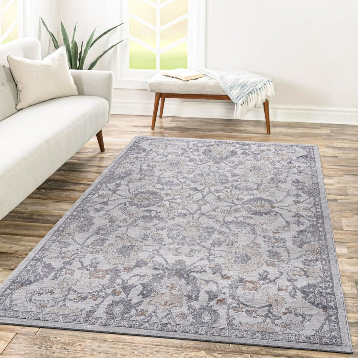 Marfi Sand Ivory Rug Size 6'7'' x 9'