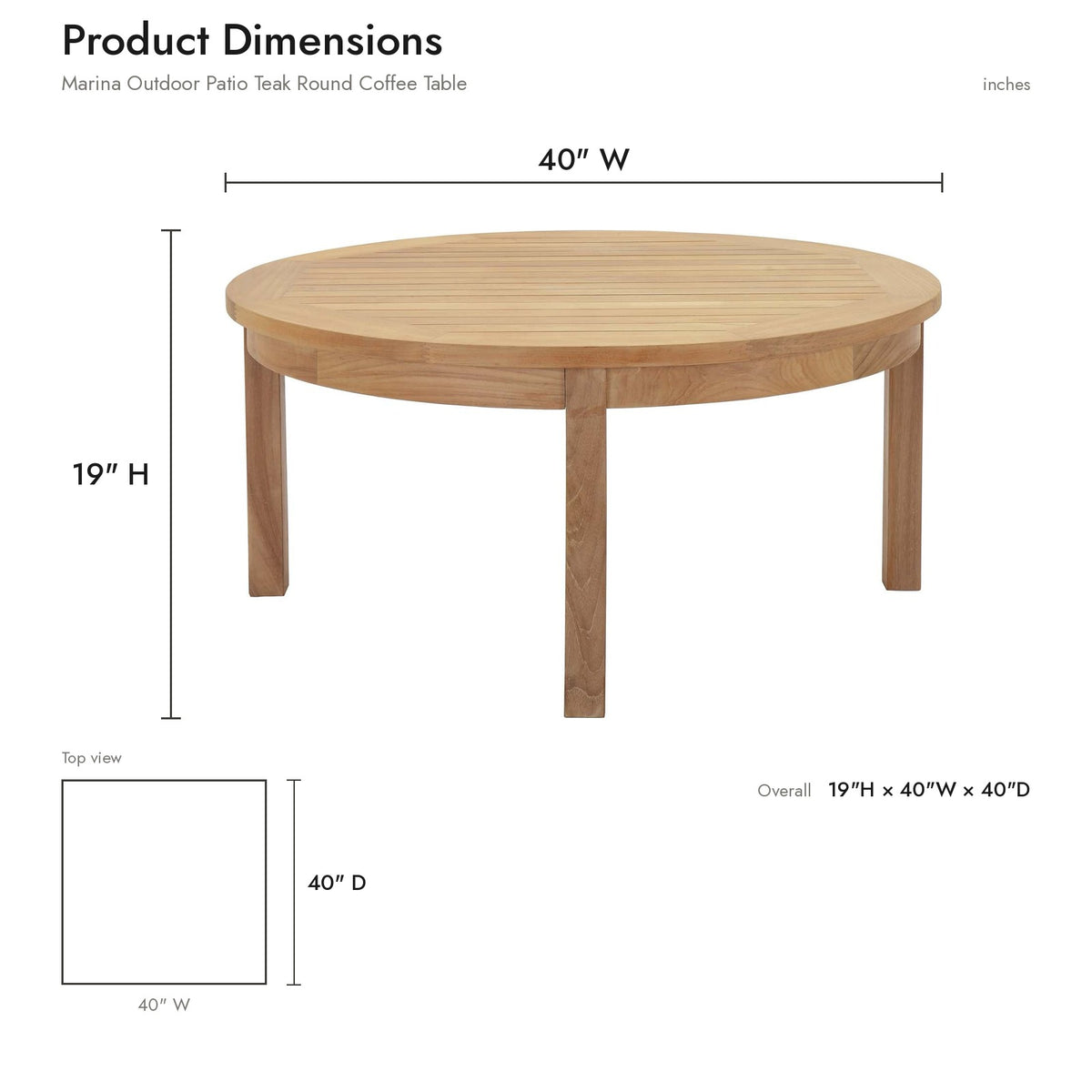 Product Dimensions