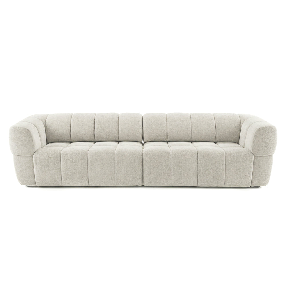 Revel Light Brown Chenille PWR Slider Sofa