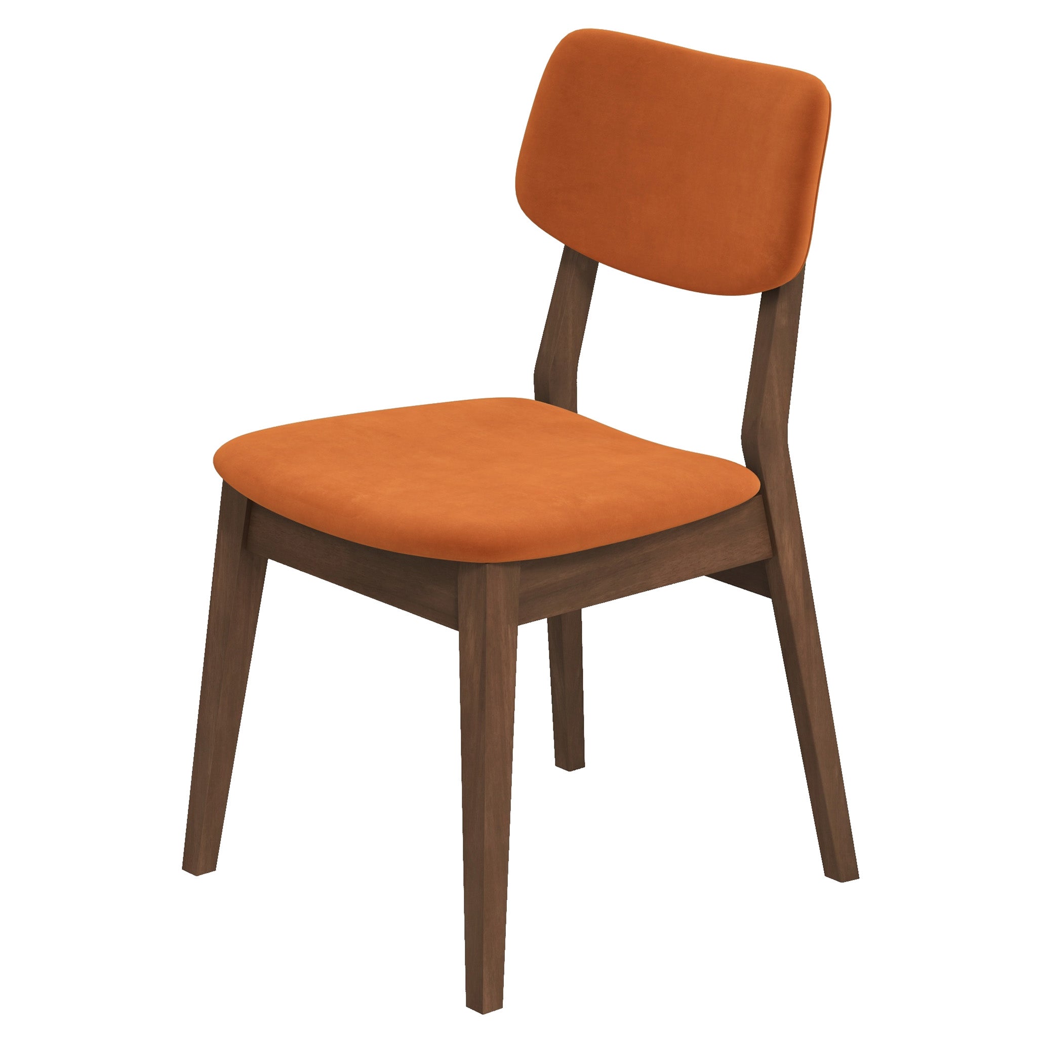 Abbott Burnt Orange Velvet Dining Chair - Set of 2