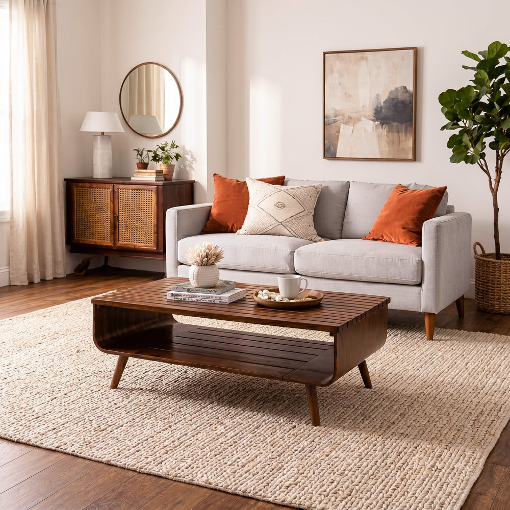 Agora Coffee Walnut Table