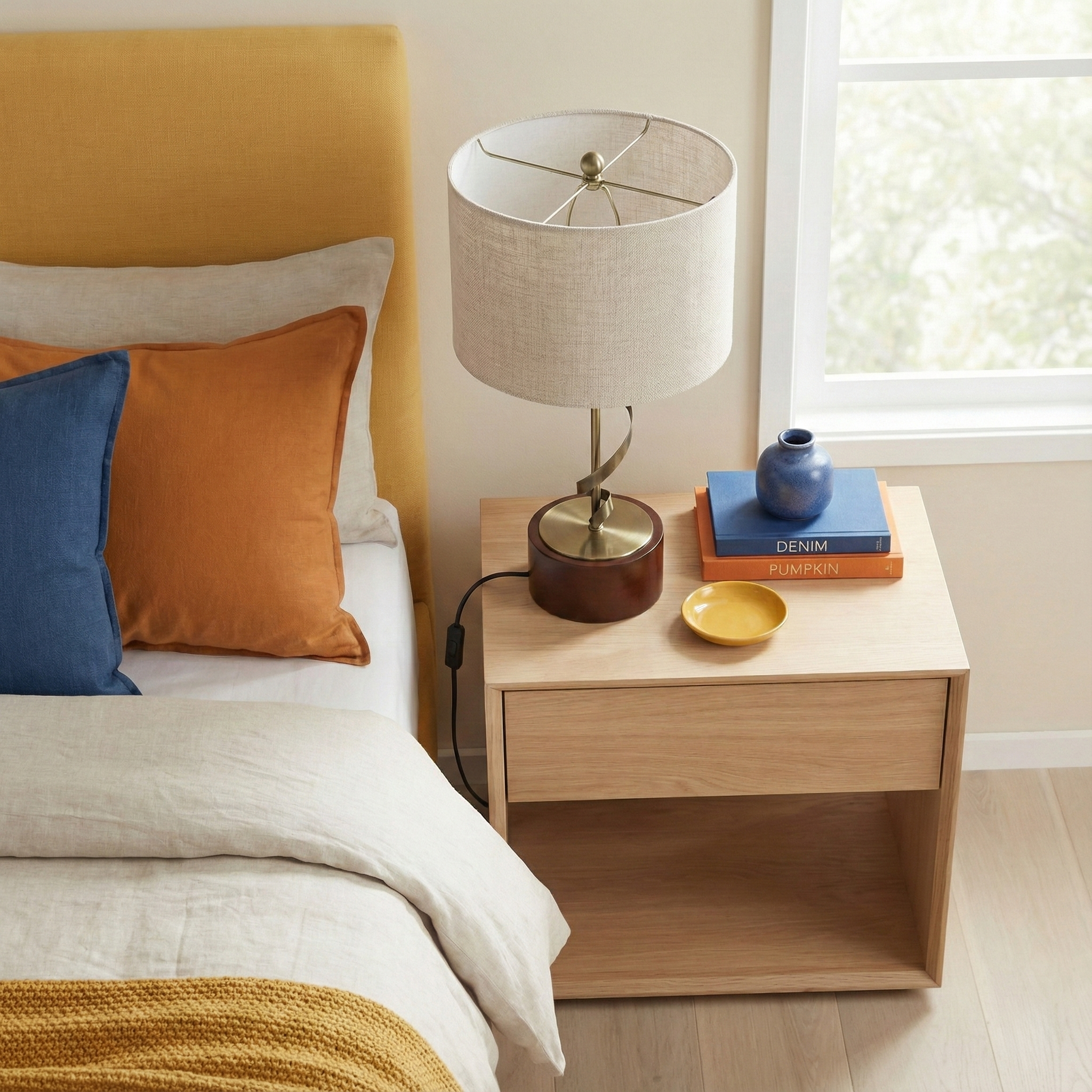 Apollo Twisted Metal Table Lamp