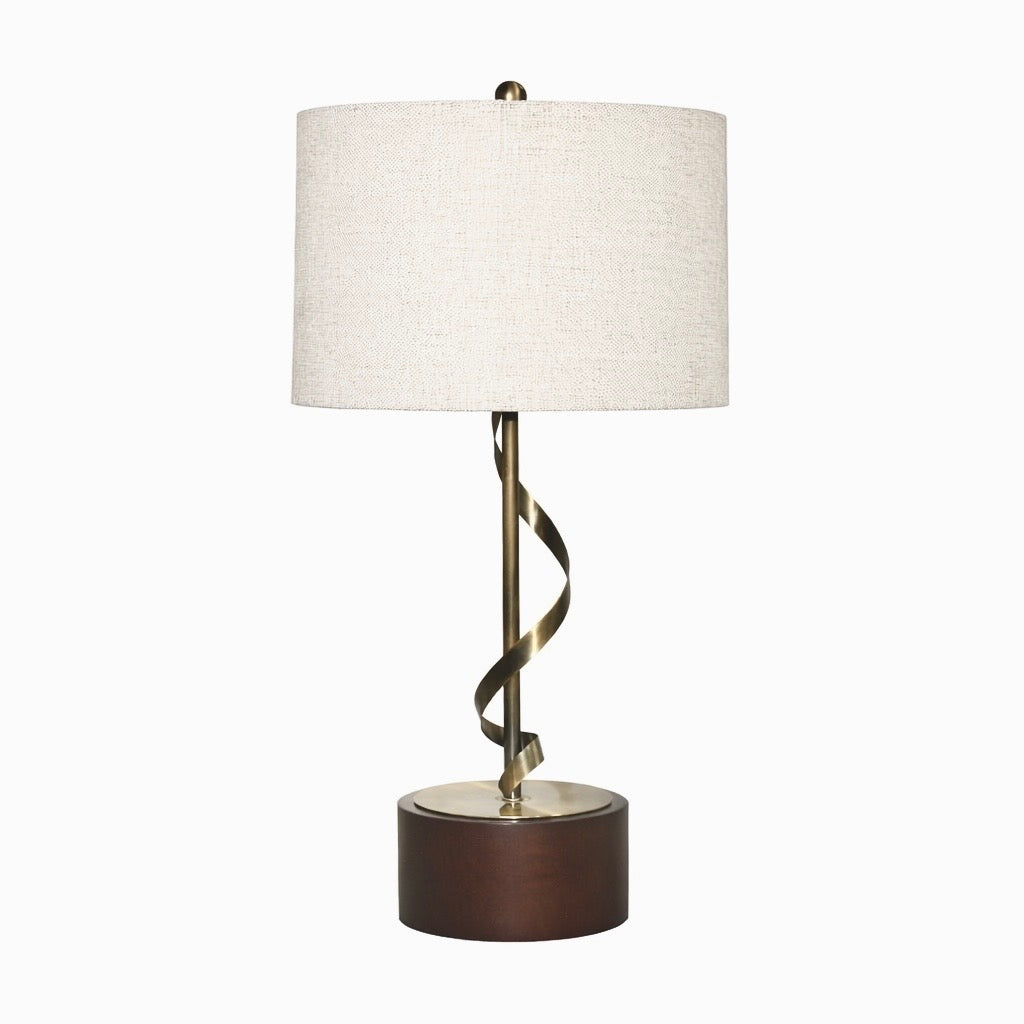 Apollo Twisted Metal Table Lamp