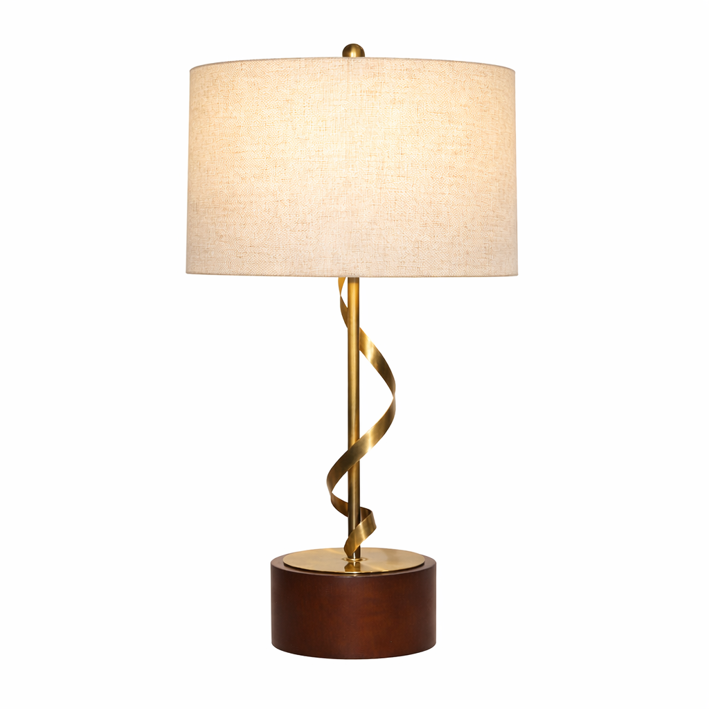 Apollo Twisted Metal Table Lamp