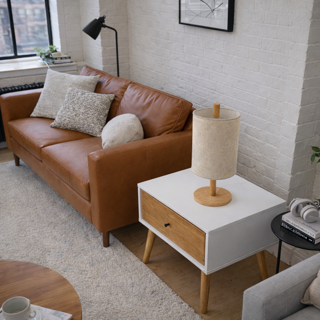 Beam Table Lamp - Oak - Natural