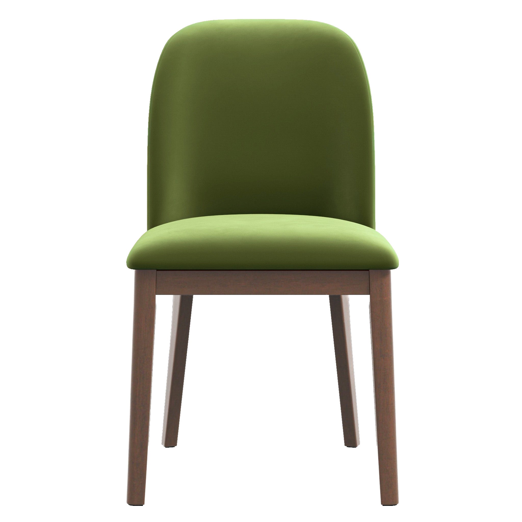 Belfast Green Velvet Dining Chair - Set of 2