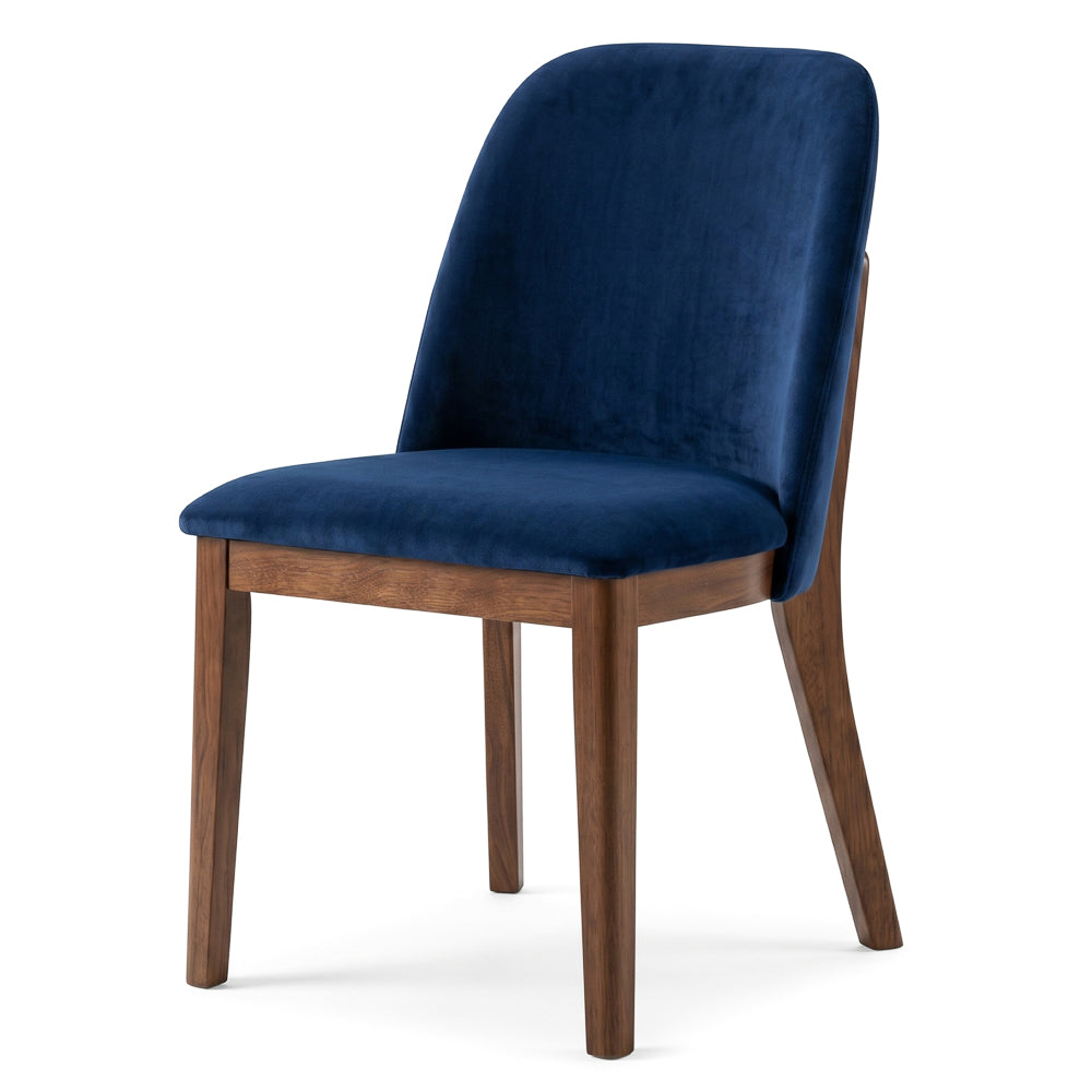 Belfast Navy Blue Velvet Dining Chair - Set of 2