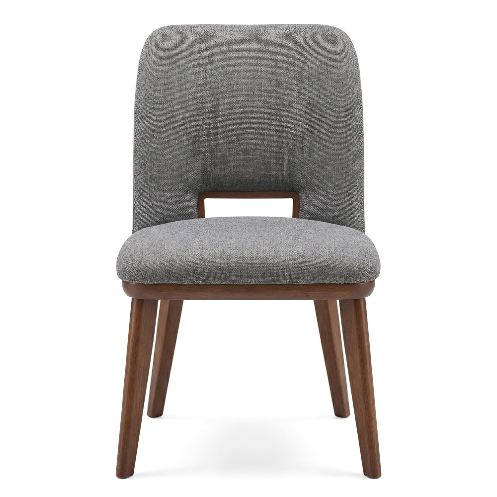 Bonney Light Grey Fabric Dining Chair Set of 2