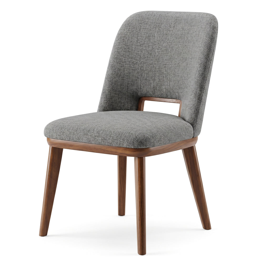 Bonney Light Grey Fabric Dining Chair Set of 2