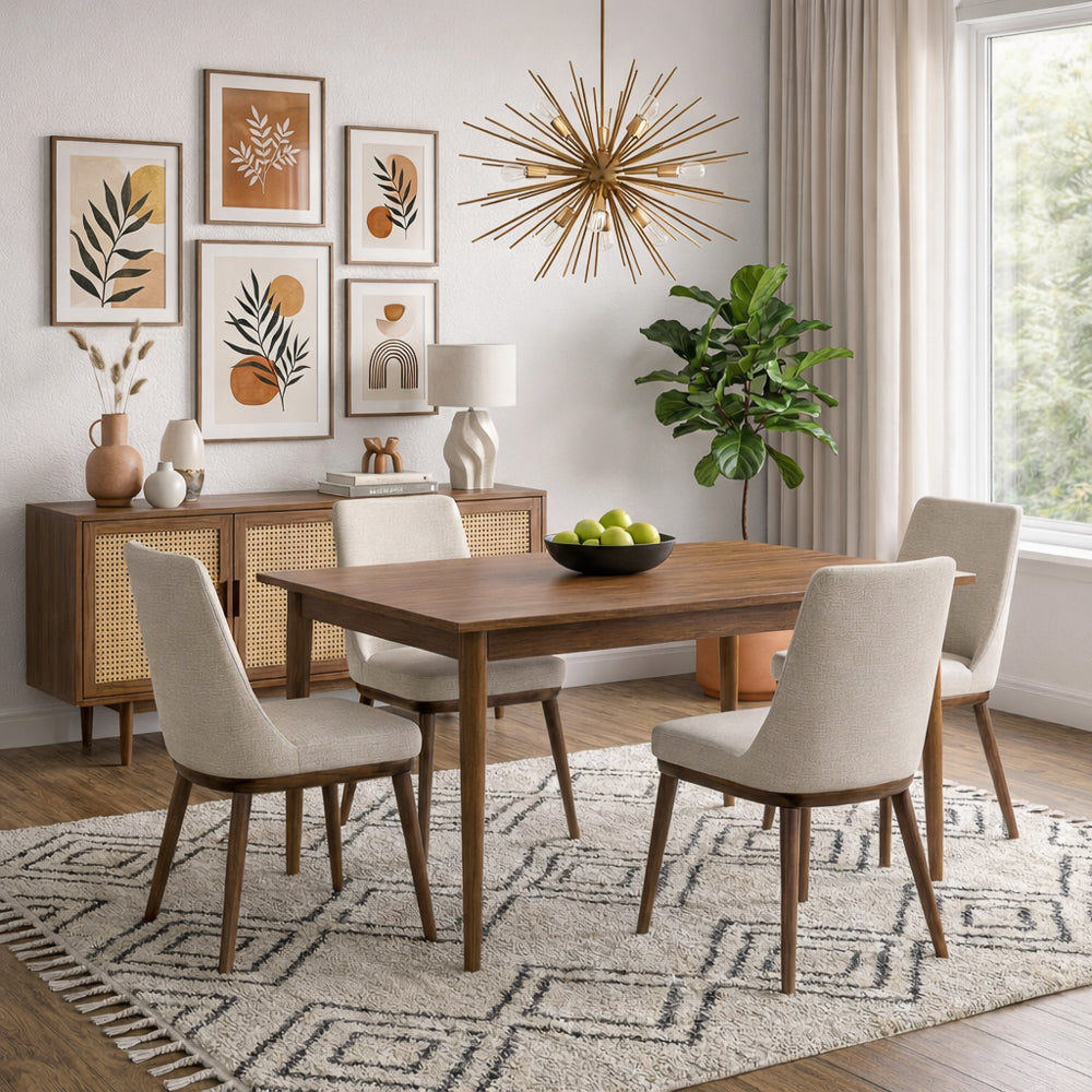 Brighton Beige Dining Chair - Set of 2