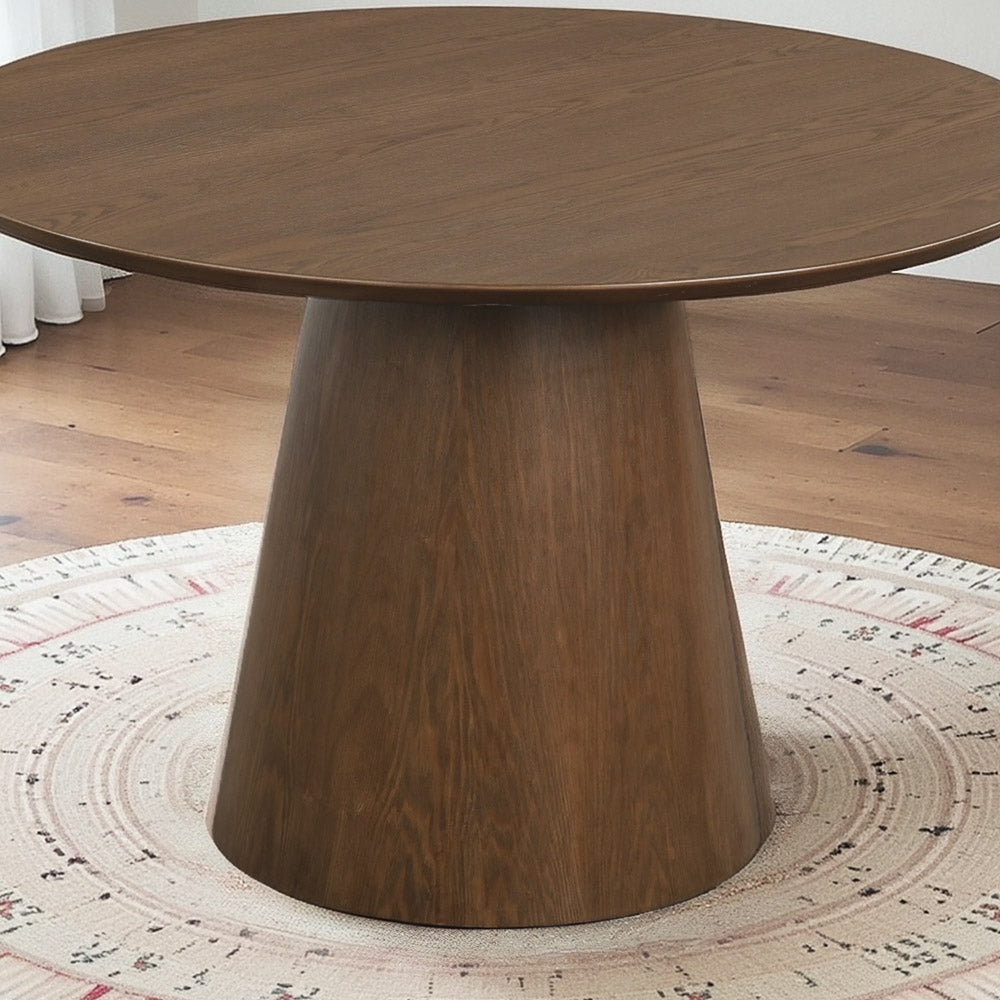 Camden Walnut Round Dining Table - Small