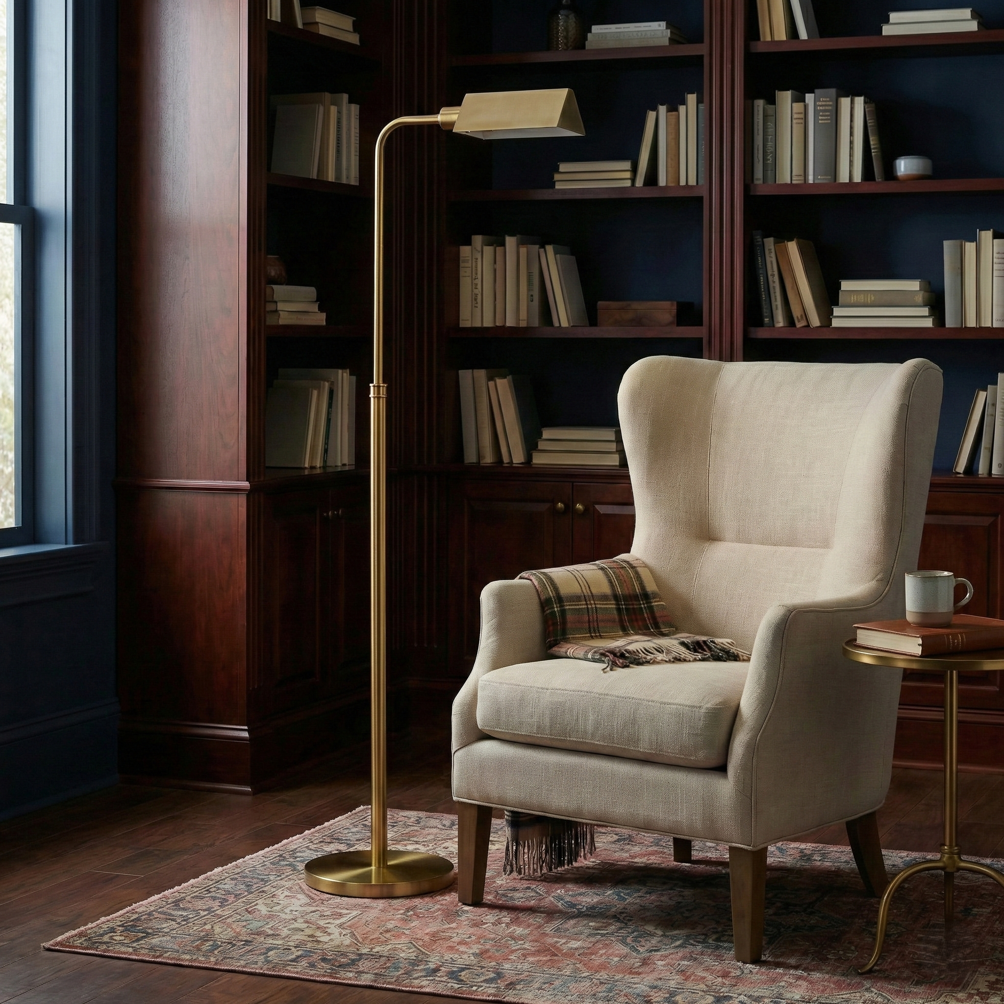 Charm Floor Lamp - Gold outer + White Inner