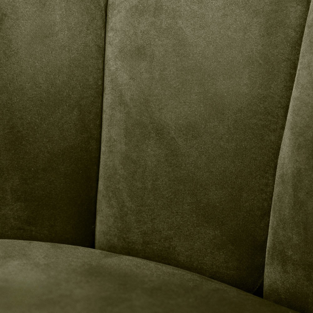 Covington Green Velvet Swivel Chair