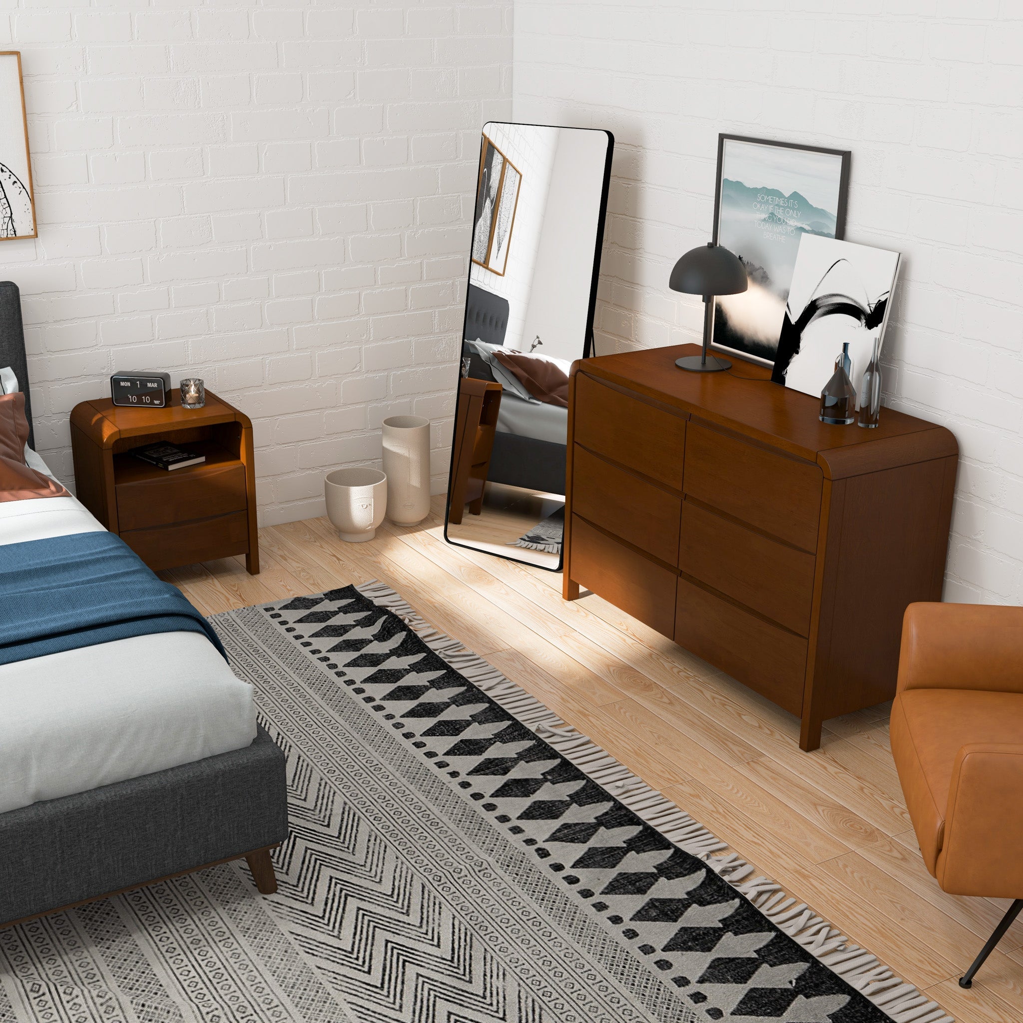 Danbury Nightstand with 2 Drawers