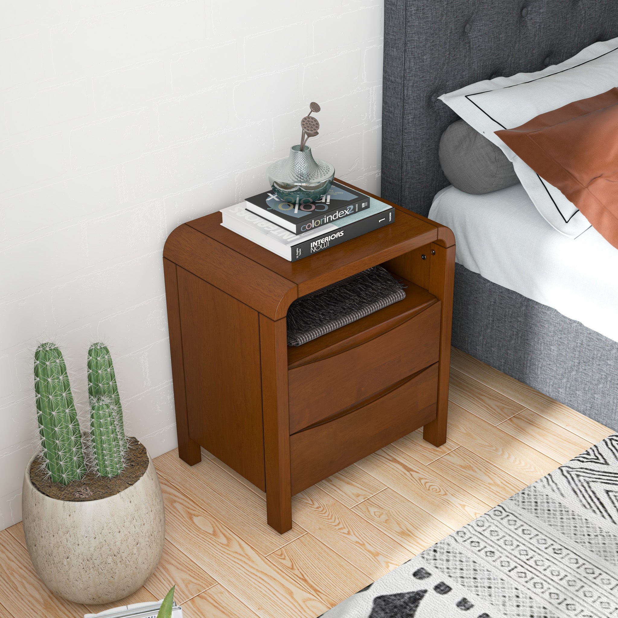 Danbury Nightstand with 2 Drawers