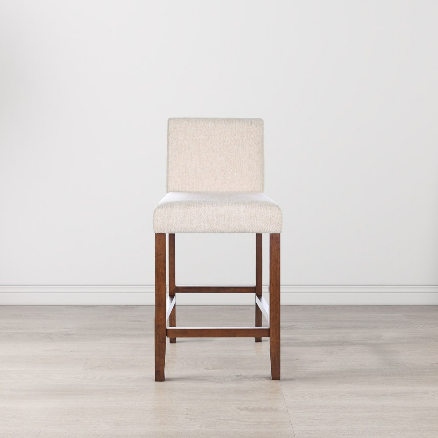 Dylan Beige Fabric Counter Chair Set of 2