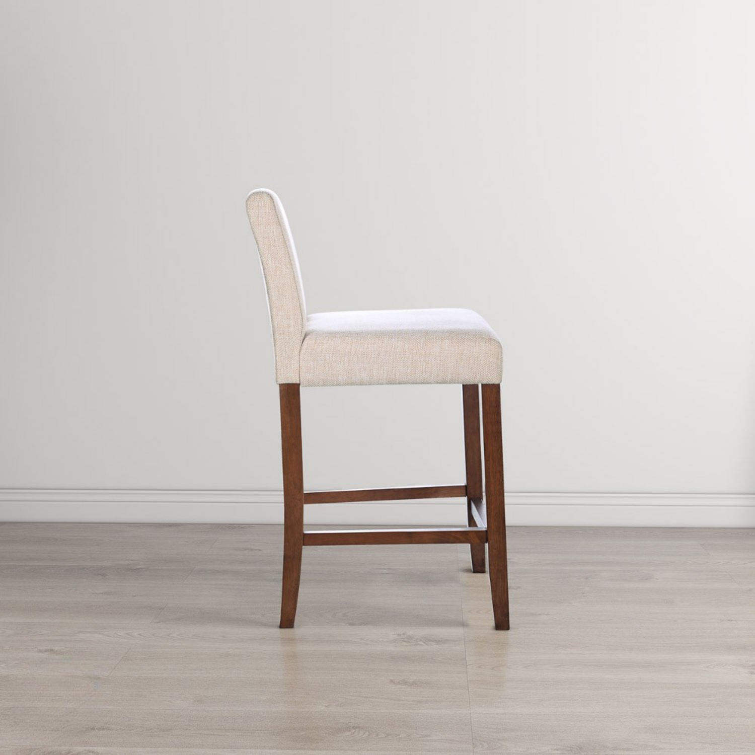 Dylan Beige Fabric Counter Chair Set of 2