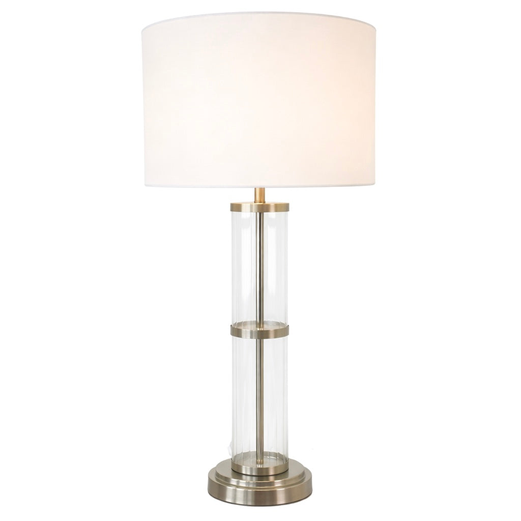 Echo Brushed Nickel Table Lamp